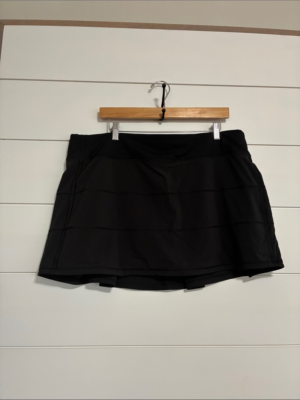 Lululemon Pace Rival Skirt Long in Black size 16 - Picture 4 of 8